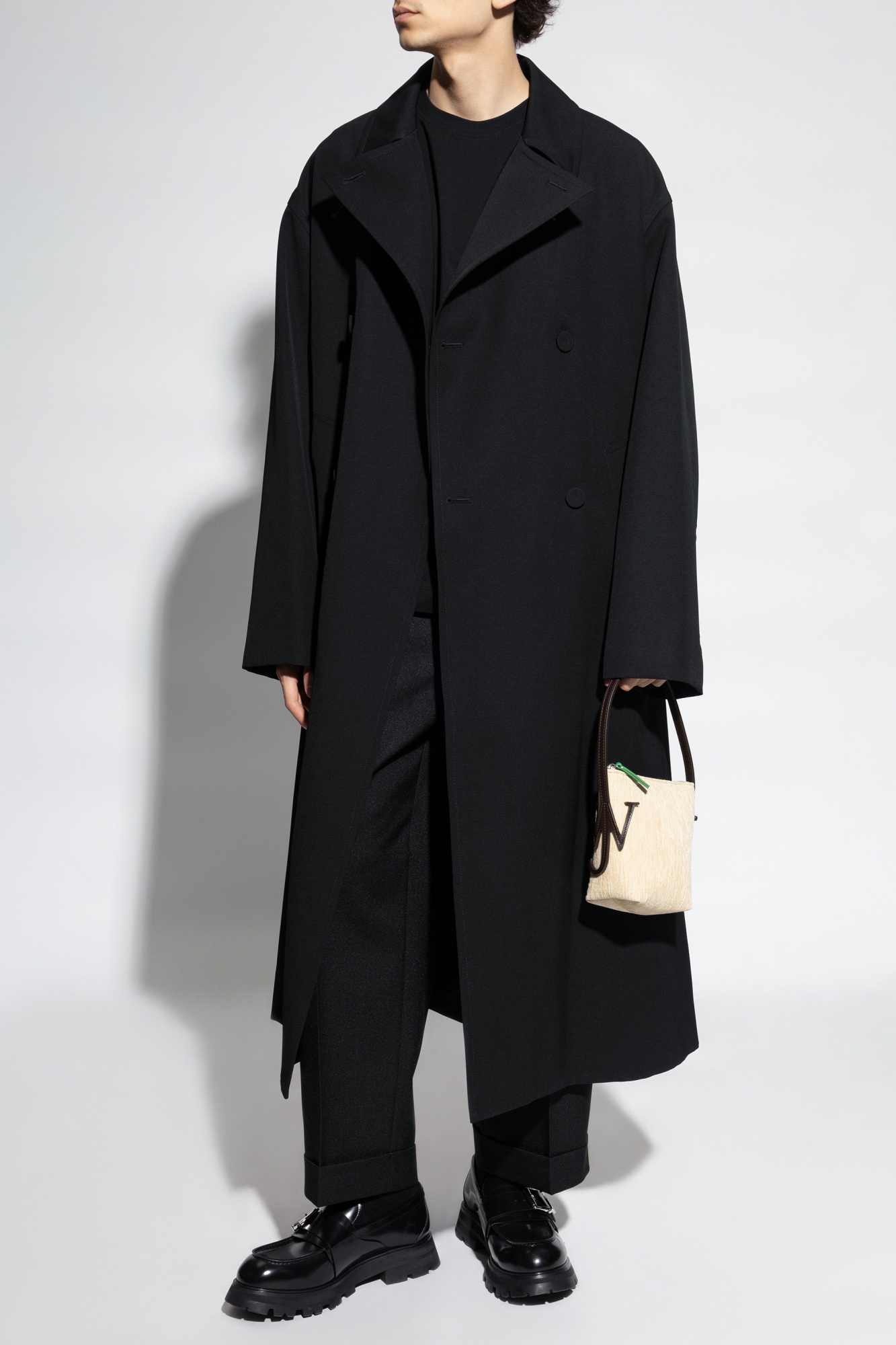Black Wool Coat JIL SANDER - SchaferandweinerShops GB - jil Black Wool Coat JIL SANDER - SchaferandweinerShops GB - jil